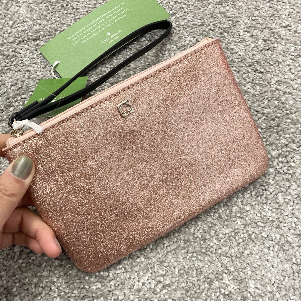 Kate spade shinning wristlet NWT